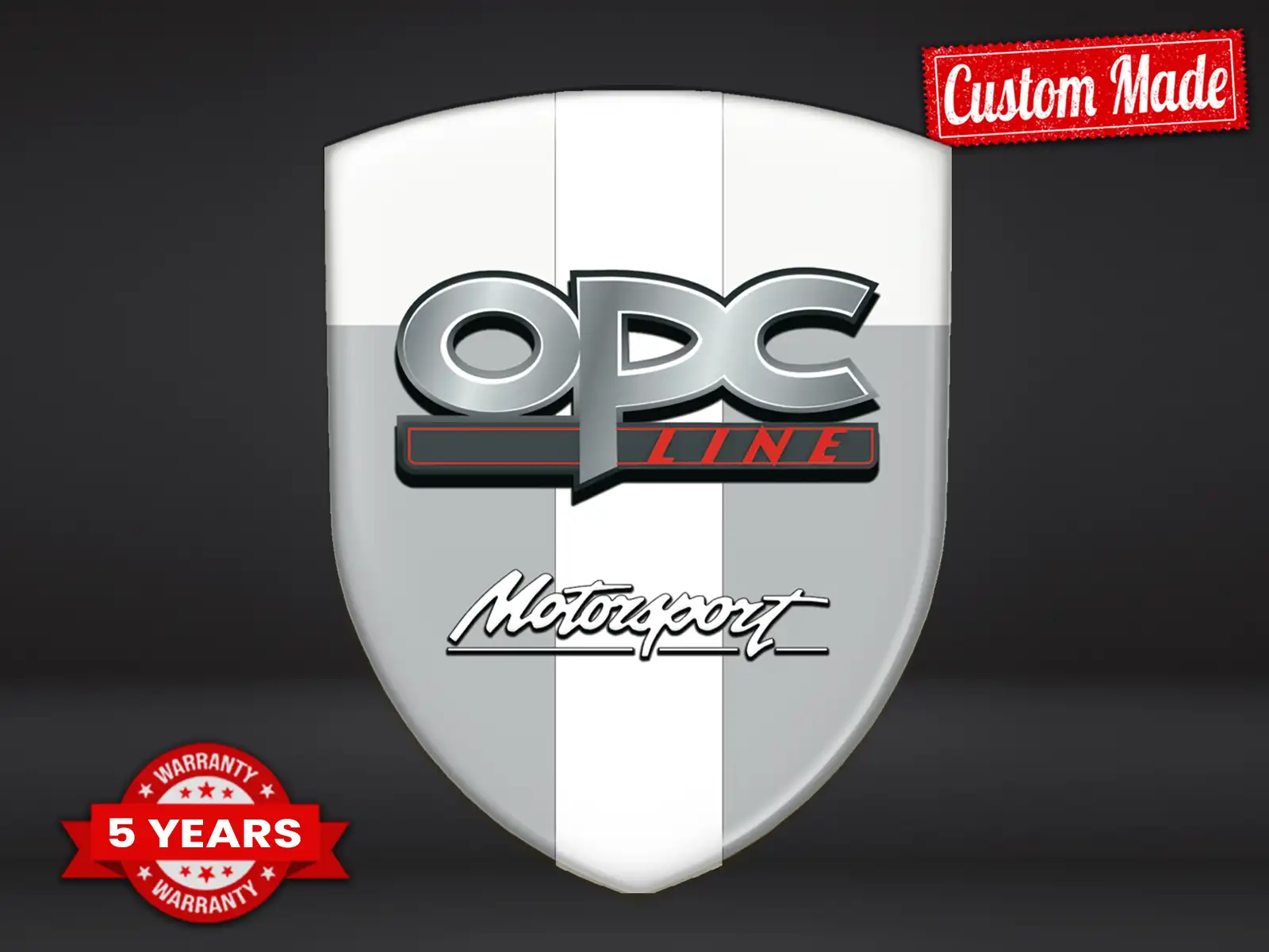 OPC Fensteraufkleber Auto Sportlich Anpassbar Minimal